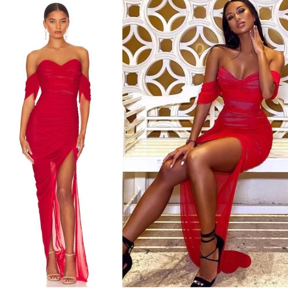 Nookie Red Maxi Dress
